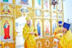 Божественная литургия в Неделю 14-ю по Пятидесятнице в храме преподобного Серафима Саровского с. Большая Шатьма Красноармейского М.О