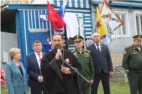 Благочинный V округа принял участие в торжественном открытии памятной мемориальной доски Герою России
