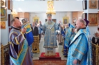 В праздник Рождества Пресвятой Богородицы епископ Стефан совершил Божественную литургию в кафедральном храме святителя Николая г. Канаш