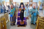 В Неделю 13-ю по Пятидесятнице Управляющий Канашской епархии совершил Божественную литургию в кафедральном храме святителя Николая г. Канаш